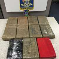 <p>State Police seized about 28 pounds of heroin in a bust on the Merritt Parkway in Stratford.</p>