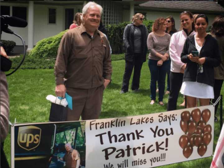 Patrick Mason, a longtime Franklin Lakes UPS driver, is retiring this week.