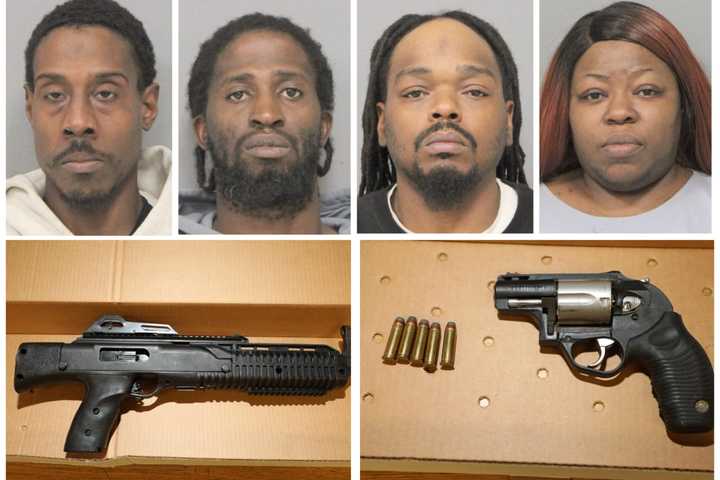 Four Nabbed For Cocaine, Oxy, Gun Possessions In Uniondale: Police