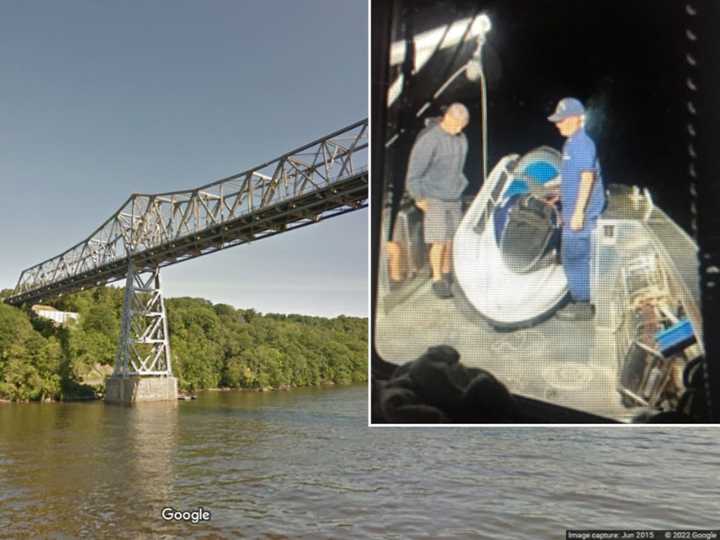 Two jet skiers are safe after being rescued from the Hudson River near Catskill Friday, May 13.