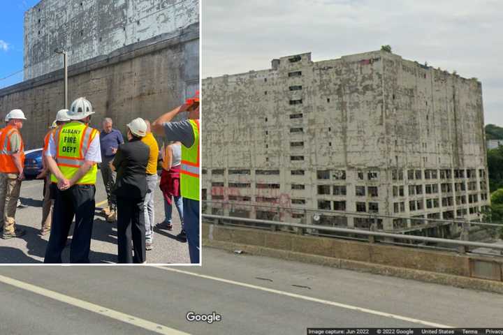 Albany Mayor Kathy Sheehan declared a state of emergency Friday, July 29, over concerns that portions of the Central Warehouse building may collapse onto the tracks.