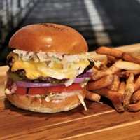 <p>The Delmar Burger at Extra Napkin.</p>