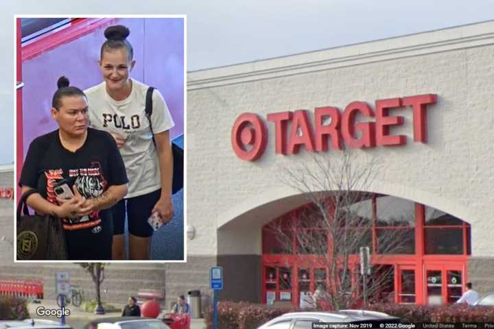 Police are working to identify two suspects accused of stealing nearly $1,000 worth of merchandise from a Target store on Old Country Road in Riverhead on Friday, Sept. 2.