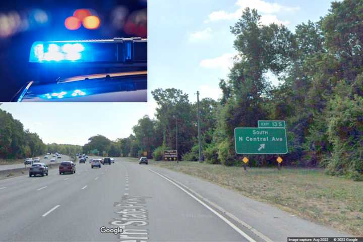 New York State Police arrested a 32-year-old man in connection with an alleged assault and robbery that occurred on the Southern State Parkway in Hempstead on Oct. 4.