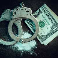 <p>Cocaine and handcuffs</p>