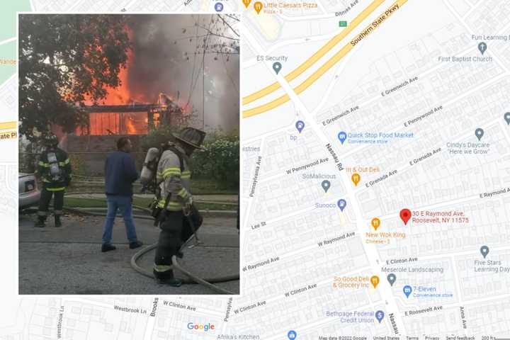 An 82-year-old woman was critically injured in a house fire on East Raymond Avenue in Roosevelt Friday morning, Nov. 4.