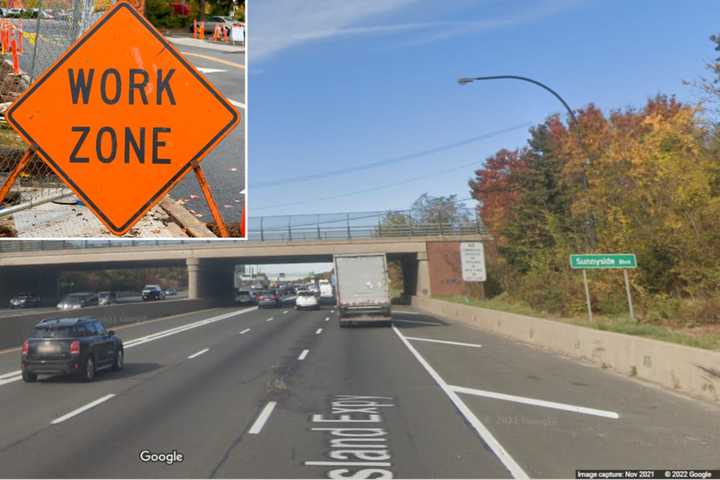 Up to three westbound lanes of the Long Island Expressway (I-495) will be closed between Sunnyside Boulevard and State Route 135 on Tuesday, Nov. 29, from 9:30 p.m. until 5 a.m.