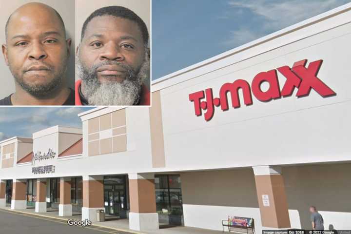 Oreall Thomas (left) and Shaun Williams were arrested Monday, Dec. 12, in connection with at least 14 shoplifting incidents in Nassau County.