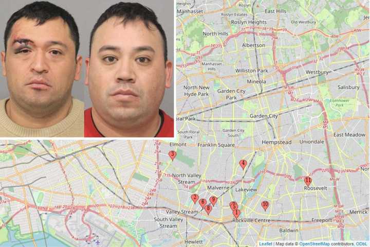 They Targeted Corner Lots: Duo Charged In $150K Burglary Spree At Nassau County Homes