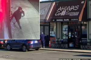 Watch: Burglar Smashes Way Into Long Island Business Before Fleeing With Cash