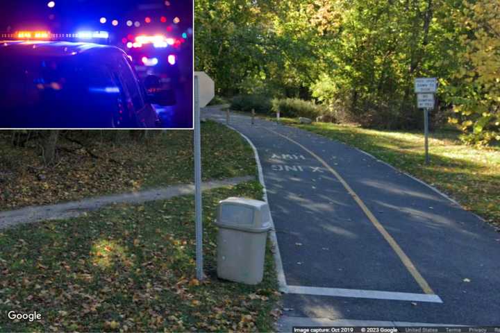 Suffolk County Police arrested two suspects in the fatal stabbing of 39-year-old Benjamin Flores-Mendez at the Greenway Trail in Port Jefferson Station in June 2021.