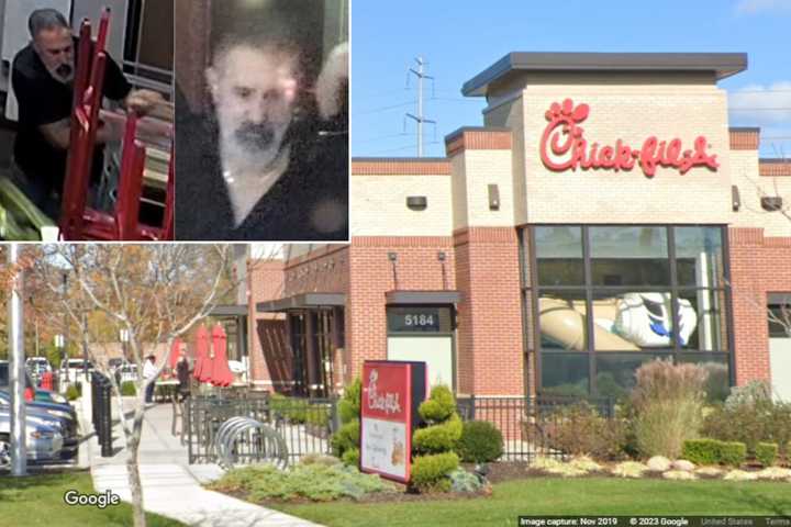 Suffolk County Police are trying to identify a man who broke into the Chick-fil-A on Nesconset Highway in Port Jefferson Station and stole several iPads early Friday, Jan. 20.