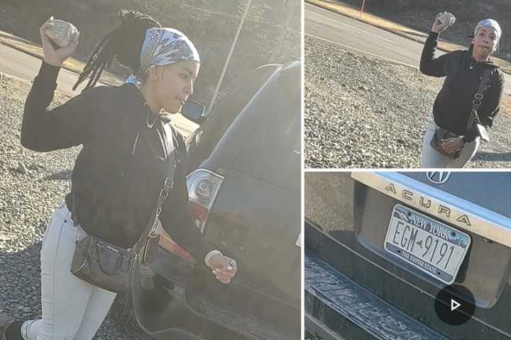 Attempted Assault With Rock: Suspect On Loose In Car With Stolen Plates In CT