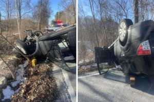 Firefighter Hit By Car At Scene Of Vehicle Rollover In Hudson Valley: 'Please Slow Down'