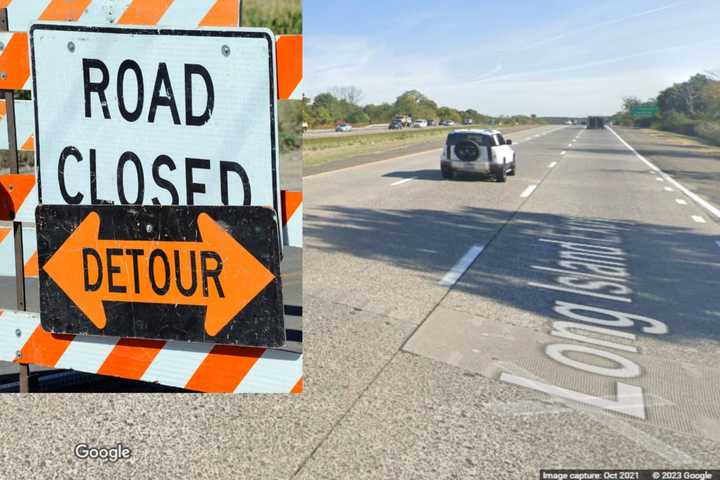 Drivers are being warned about weeks of overnight closures scheduled for a portion of the Long Island Expressway in Brookhaven beginning Monday, April 10.