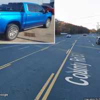 <p>Police are looking for a blue Chevrolet Silverado pickup truck in connection to a hit-and-run crash that killed a 42-year-old Bay Shore woman on North Ocean Avenue in Holtsville on Sunday, May 21.</p>