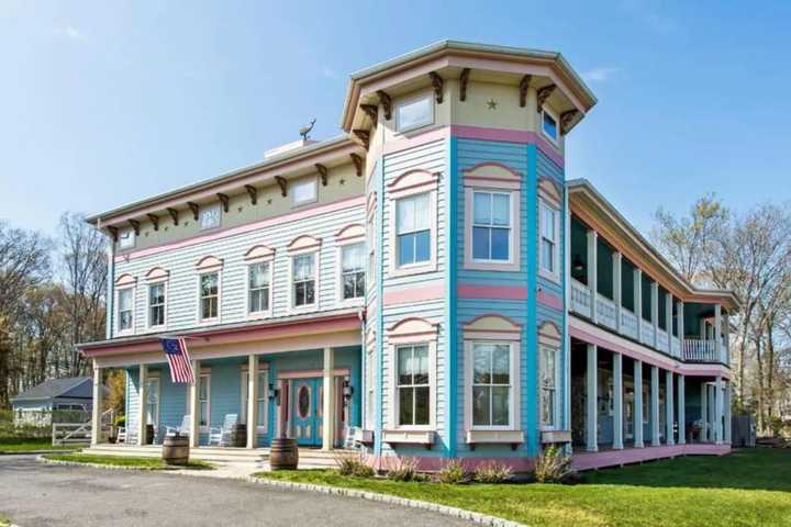 Cutchogue&#x27;s &quot;Big Blue House&quot; is on the market for $4.75 million.