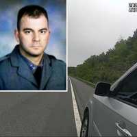 <p>New York State Police trooper Richard Albert (pictured) is recovering after being shot during a traffic stop on I-88 in the town of Duanesburg on Friday, June 16. His body camera captured the moment a driver opened fire.</p>