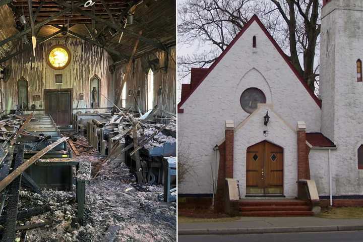 The Church of the Messiah, located in Central Islip on Carleton Avenue, suffered &quot;catastrophic&quot; damage in an early-morning fire on Sunday, June 18.