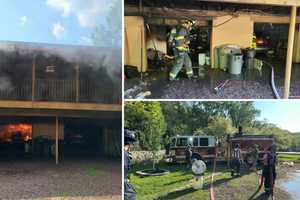 Firefighters Face Exploding Fireworks While Battling Blaze At Cortlandt Home