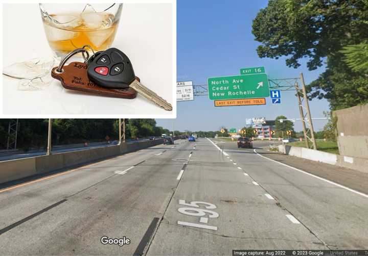 A 31-year-old man is charged with driving drunk at over twice the legal limit on I-95 in New Rochelle, police said.