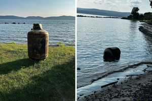 Tank Ahoy!: 200-Pound Propane Container Washes On Shore Of Croton Park