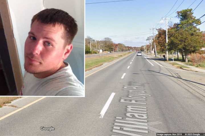 Daniel Johnston, age 32, was found dead following a shooting and crash on William Floyd Parkway in Shirley Wednesday, Aug. 2.