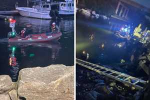 Fatal Crash: Speeding Car Strikes Rock, Lands In River In Port Chester, Police Say