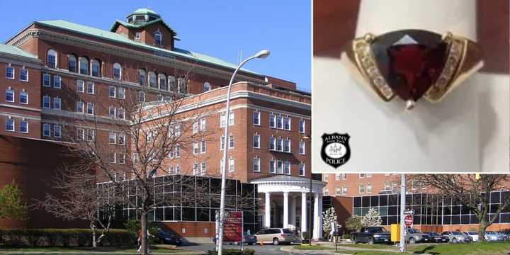 An employee at Albany Medical Center Hospital is accused of stealing a cancer patient&#x27;s ring as the victim slept at the facility on Monday, July 17.