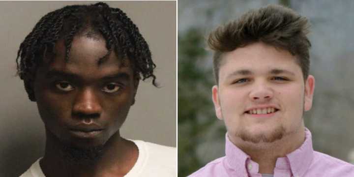 Kyle Hutchinson (left) was convicted of murder in Schenectady County Court on Wednesday, Aug. 30, for fatally shooting Nathanial Miller (right) inside his Pittstown home in June 2021.