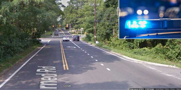 A 22-year-old woman died after being struck by a car on Harned Road in Commack in a crash that also injured her two brothers Thursday morning, Aug. 31.