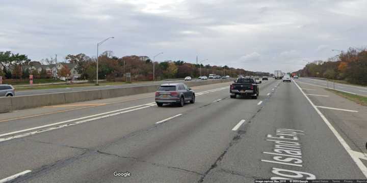 The Long Island Expressway in Brookhaven.