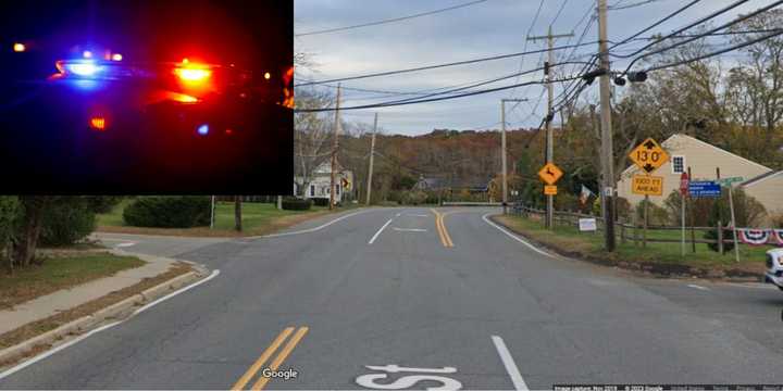 Montauk Highway at South Bay Avenue in Eastport