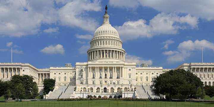 The US Capitol building in Washington, DC.