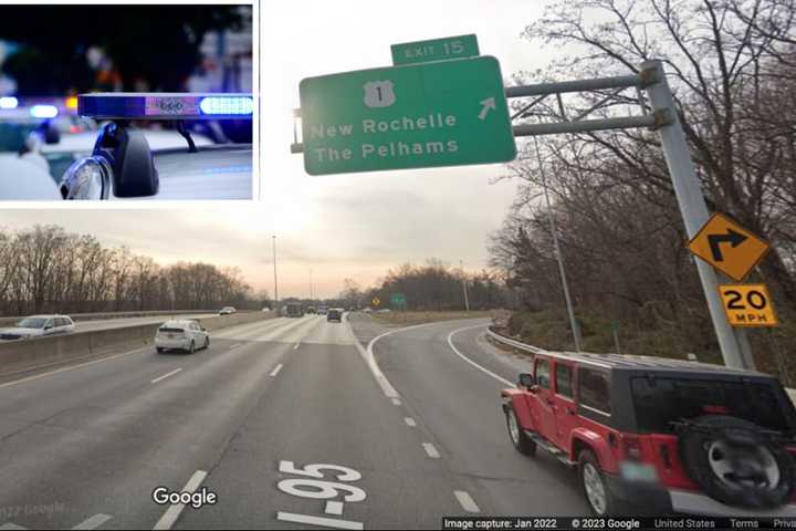 Crash Briefly Blocks Lanes On I-95 In New Rochelle