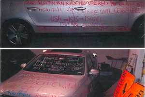 Suspicious Car Covered In Hate Speech Caught: Elmsford Man Faces Charges, Police Say