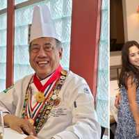 <p>Chef Yono Purnomo with his wife Donna and their granddaughters.&nbsp;</p>