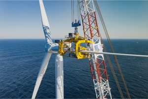 'Momentous Step': First Turbine Completed For Offshore Wind Farm To Power Long Island Homes