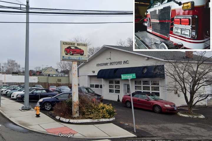 Firefighter Hospitalized After Blaze At Car Repair Shop In Fairfield: Building Severely Damaged