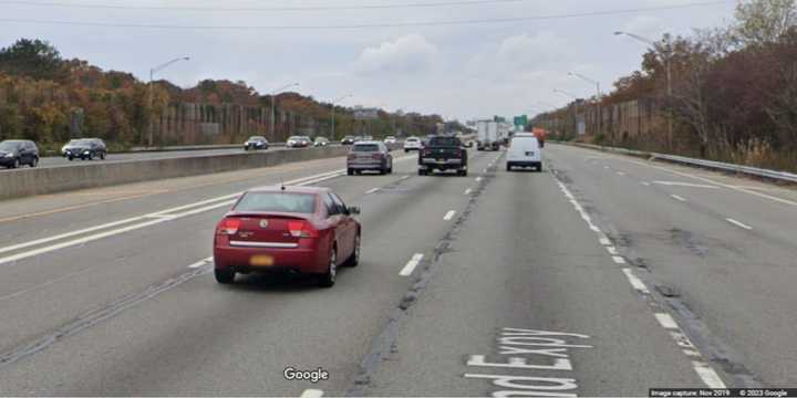 The Long Island Expressway in Brookhaven.