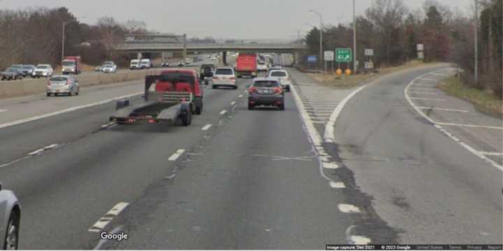 The Long Island Expressway in Holbrook.