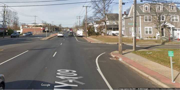 The intersection of Fulton and Williams streets in Farmingdale.&nbsp;