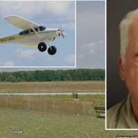 <p>Michael Arnold, age 65. Inset: A&nbsp;Cessna plane.&nbsp;</p>