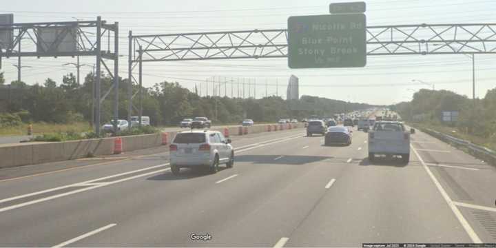 The Long Island Expressway in Brookhaven.&nbsp; &nbsp; &nbsp;