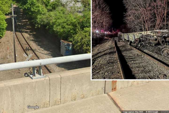 Freight Train Derailment Shuts Down Capital Region Highway; 2 Cars Plunge Into River