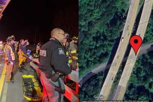 Man Ejected From Car, Thrown Into Ravine After Crash On I-684 In Westchester