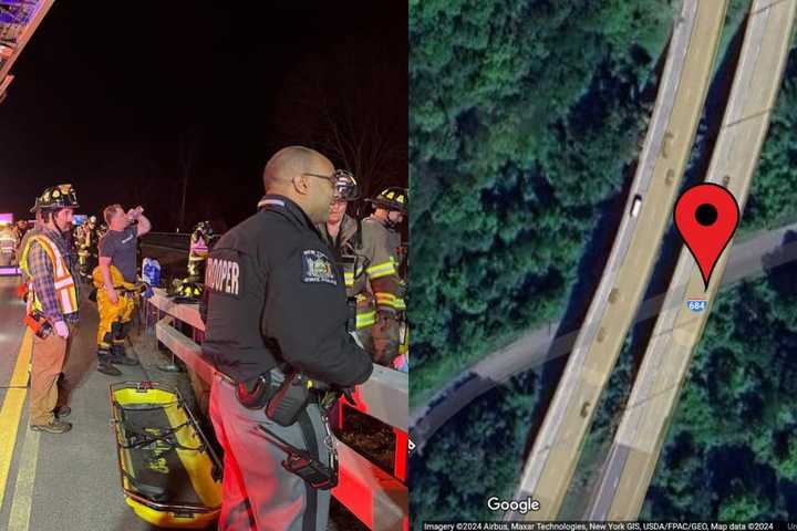 Man Ejected From Car, Thrown Into Ravine After Crash On Highway In Hudson Valley