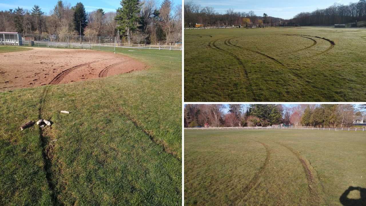 Suspects Damage Leonard Park Fields In Mount Kisco | Mt. Kisco Daily Voice