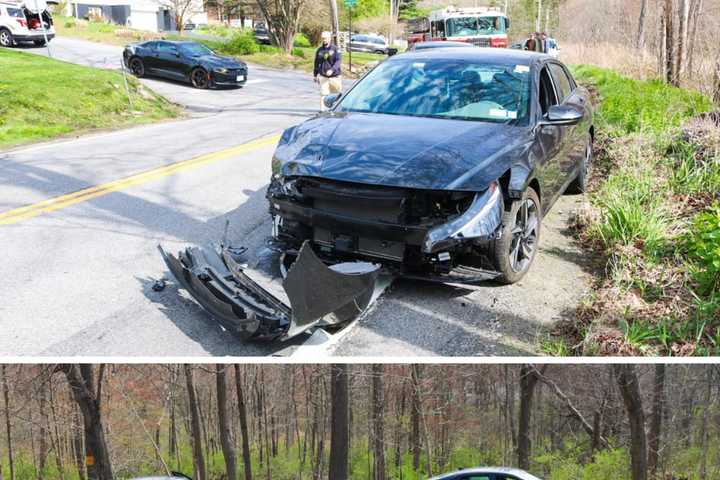 2-Car Crash Hospitalizes 1, Closes Part Of Busy Hudson Valley Road