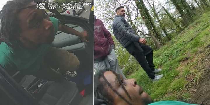 Bodycam footage captured a driver assaulting a New York State Police trooper following a traffic stop on the Southern State Parkway in Hempstead on Thursday, April 18.&nbsp;